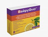 Купить вайруфлю, порошок для приготовления раствора для приема внутрь, с ароматом лимона 325мг+10мг+20мг+50мг, пакет 5г, 10шт в Бору