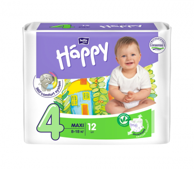Купить bella baby happy (белла) подгузники 4 макси 8-18кг 12 шт в Бору