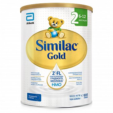 Симилак (Similac) Gold 2, смесь молочная 6-12 мес. 800г