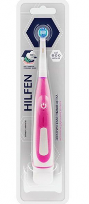 Купить хилфен (hilfen) электрическая зубная щетка детская розовая артикул r2021 в Бору
