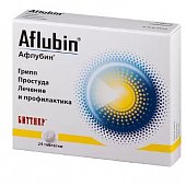 Купить афлубин, таблетки подъязычные гомеопатические, 24 шт в Бору