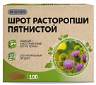 Купить расторопша шрот bioforte, порошок 100г бад в Бору