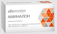 Купить аминалон, таблетки, покрытые пленочной оболочкой 250мг, 100 шт в Бору