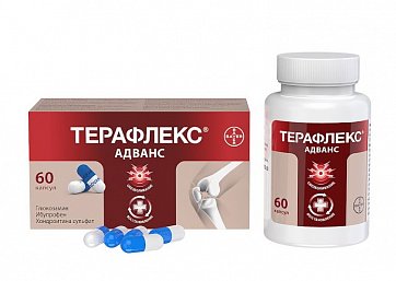 Терафлекс Адванс, капсулы 250мг+100мг+200мг, 60 шт