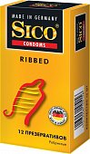 Купить sico (сико) презервативы ribbed ребристые 12шт в Бору