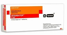 Купить небиватор, таблетки 5мг, 28 шт в Бору