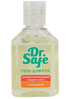Купить dr safe (доктор сейф) гель для рук антибакетиальный бисаболол с ромашкой, 60мл в Бору