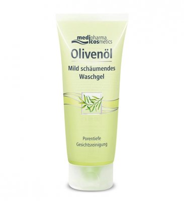 Купить медифарма косметик (medipharma cosmetics) olivenol гель для умывания пенящийся, 100мл в Бору