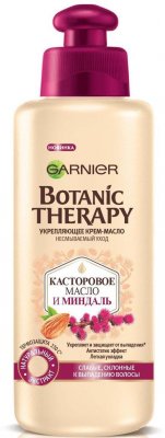 Купить garnier botanic therapy (гарньер) крем-масло укрепляющее касторовое и миндальное масла 200мл в Бору