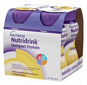 Купить nutridrink (нутридринк) компакт протеин со вкусом банана 125мл, 4 шт в Бору