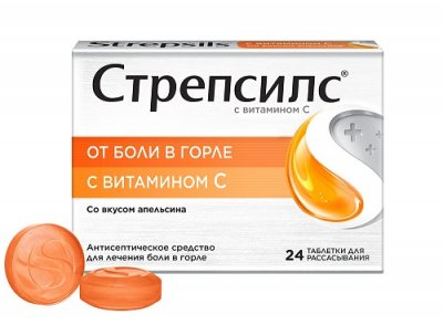Купить стрепсилс с витамином c, таблетки для рассасывания, 24 шт в Бору