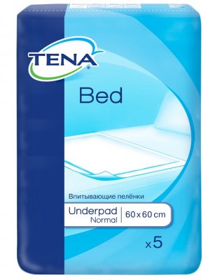Купить tena (тена) простыня медицинская bed normal 60 x 60см, 5 шт в Бору