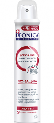Купить deonica (деоника) дезодорнат-спрей pro-защита, 200мл в Бору