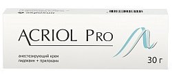 Купить акриол про, крем для местного и наружного применения 2,5%+2,5%, туба 30г в Бору