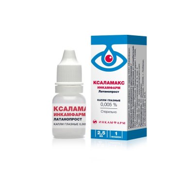 Купить ксаламакс инкамфарм, капли глазные 0,005%, флакон 2,5мл в Бору