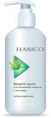 Купить hasico (хасико) мыло жидкое для интимной гигиены алоэ вера, 250мл в Бору