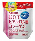 Купить орихиро (orihiro) коллаген и гиалуроновая кислота, порошок 180г бад в Бору