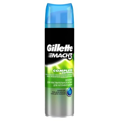 Купить gillette m3 series pure & sensitive (жиллет) гель для бритья для чувствительной кожи, 200 мл в Бору
