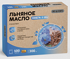 Купить льняное масло bioforte, капсулы 100шт бад в Бору