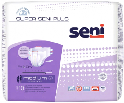 Купить seni (сени) подгузники супер+ медиум 2 10шт в Бору
