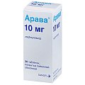 Купить арава, таблетки, покрытые пленочной оболочкой 10мг, 30 шт в Бору