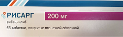 Купить рисарг, таблетки, покрытые пленочной оболочкой 200мг, 63 шт в Бору