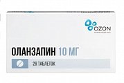 Купить оланзапин, таблетки диспергируемые в полости рта 10 мг, 28 шт в Бору