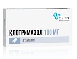 Купить клотримазол, таблетки вагинальные 100мг, 6 шт в Бору