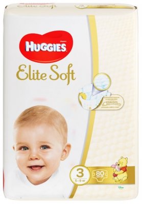 Купить huggies (хаггис) подгузники elitesoft 3, 5-9кг 80 шт в Бору