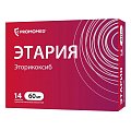 Купить этария, таблетки, покрытые пленочной оболочкой 60мг, 14 шт в Бору