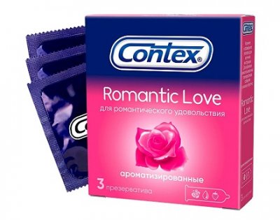 Купить contex (контекс) презервативы romantic love ароматические 3шт в Бору
