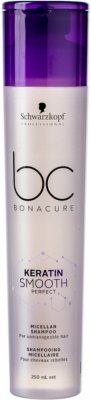 Купить schwarzkopf bonacure keratin smooth perfect (шварцкопф) шампунь мицеллярный для волнистых и непослушных волос, 250 мл в Бору