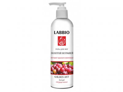 Купить labbio (лаббио), гель для ног эктракт красного винограда, 250мл в Бору