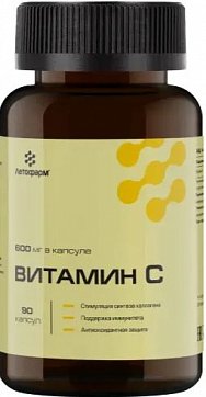 Витамин С Летофарм, капсулы массой 700мг банка 90шт БАД