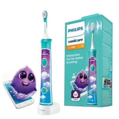 Купить электрическая зубная щётка philips sonicare for kids (филипс) hx6322/04 с мобильным приложением в Бору