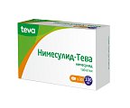 Купить нимесулид-тева, таблетки 100мг, 30шт в Бору