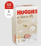 Huggies (Хаггис) подгузники EliteSoft 1, 3-5кг 50 шт
