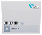Купить энтекавир, таблетки, покрытые пленочной оболочкой 1мг, 30 шт бад в Бору