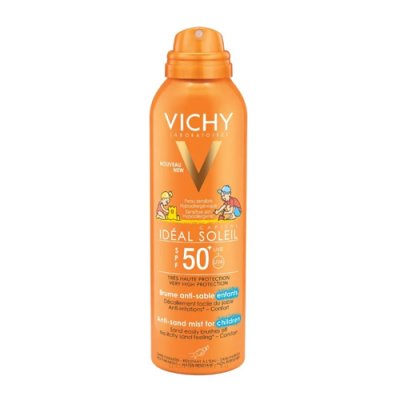 Купить vichy capital soleil (виши) спрей-вуаль детский анти-песок для лица и тела 200мл spf50 в Бору