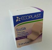 Купить ecoplast ecosilk медицинский фиксирующий текстильный 5см х 5м в Бору