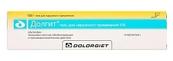Купить долгит, гель для наружного применения 5%, туба 100г в Бору