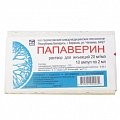 Купить папаверин, раствор для внутривенного и внутримышечного введения 20мг/мл, ампулы 2мл, 10 шт в Бору