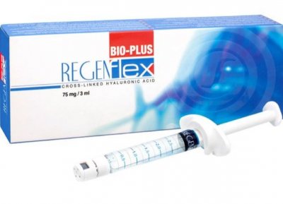 Купить regenflex bio-plus (регенфлекс био-плюс) протез синовиальной жидкости, 2.5%, 75мг/3 мл, раствор для внутрисуставного введения, шприц 3 мл, 1 шт. в Бору