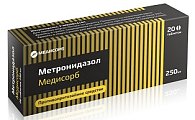 Купить метронидазол медисорб, таблетки 250мг, 20 шт в Бору