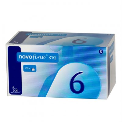 Купить иглы novofine (новофайн) для шприц-ручки 31g (0,25х6мм), 100 шт в Бору