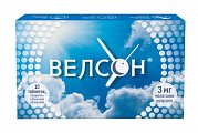 Купить велсон, таблетки покрытые пленочной оболочкой 3 мг, 10 шт в Бору