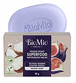 Купить biomio (биомио) bio-soap superfood мыло натуральное с экстрактом инжира и баттером кокоса 90 г в Бору