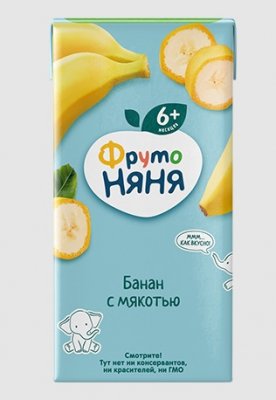 Купить фрутоняня нектар банан с мяк. 200мл (лебедянский оао экз, россия) в Бору