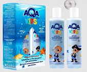 Купить aqa baby (аква беби) kids набор: шампунь и гель для душа для мальчиков с морскими минералами 200 мл+пена для ванны с лавандой 200 мл в Бору