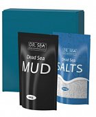 Купить доктор сиа (dr.sea) набор целебные дары мертвого моря: соль для ванн 500г+минеральная черная грязь 600г в Бору